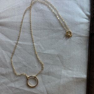 Dainty 14k gold filled Eternity Necklace